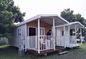 モジュラー プレハブの携帯用小屋、容易な造りライト鋼鉄携帯用小屋のキット